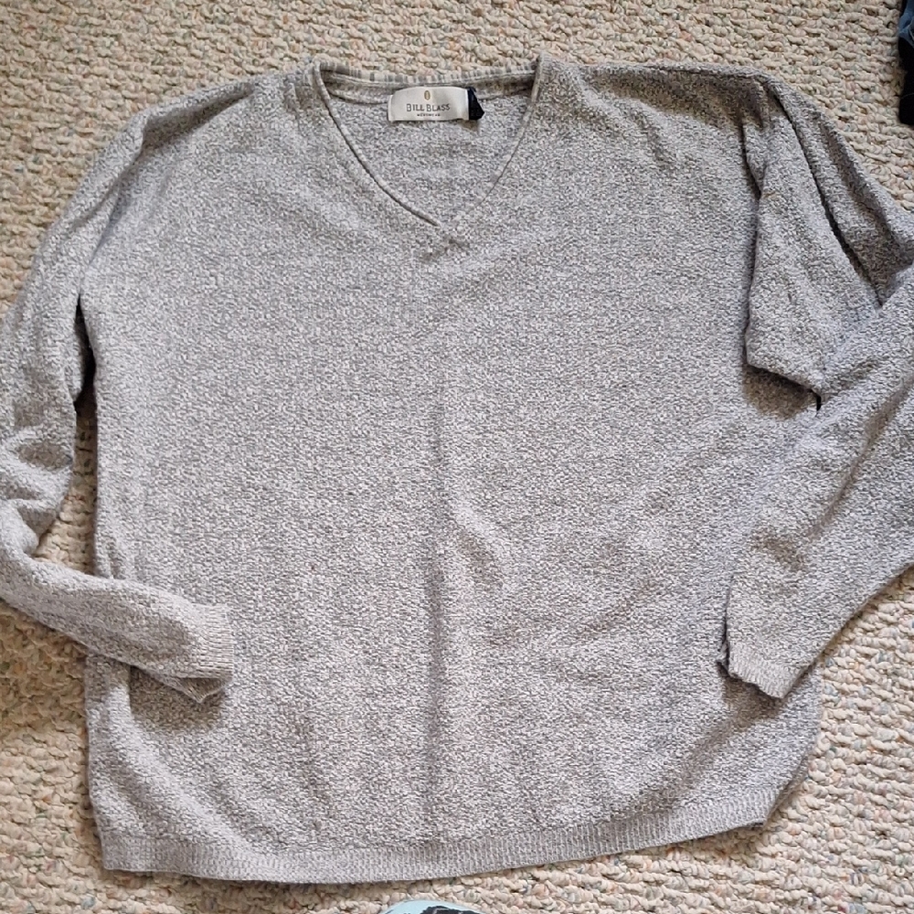 Bill Blass Heather Gray Knitwear
